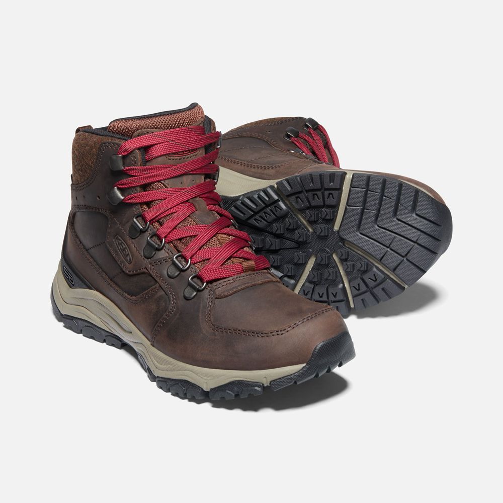 Keen Vandringskängor Dam Röda/Bruna - Innate Läder Waterproof - 463920OMB